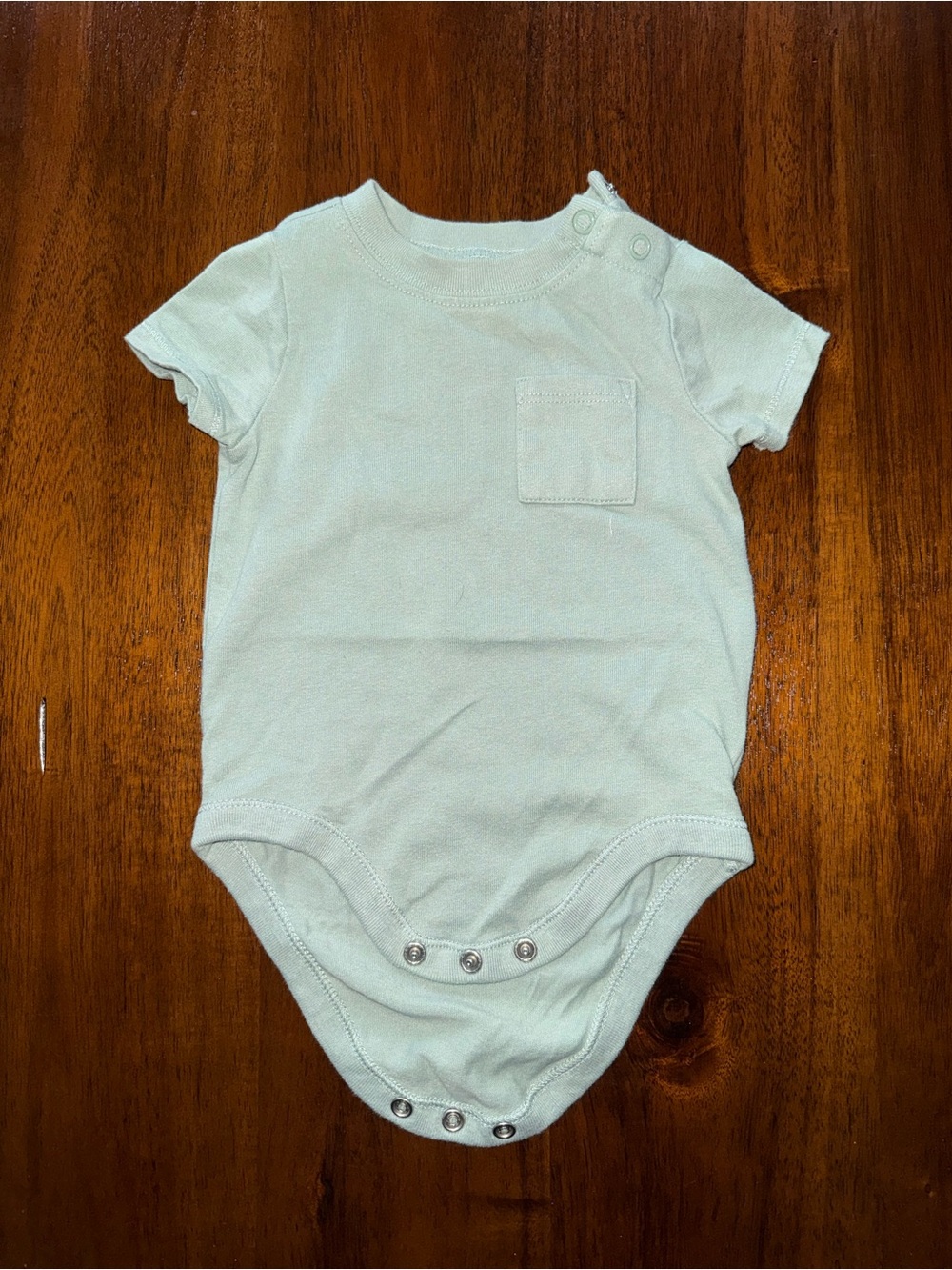 Classic Baby One-Piece Bodysuit in Light Mint